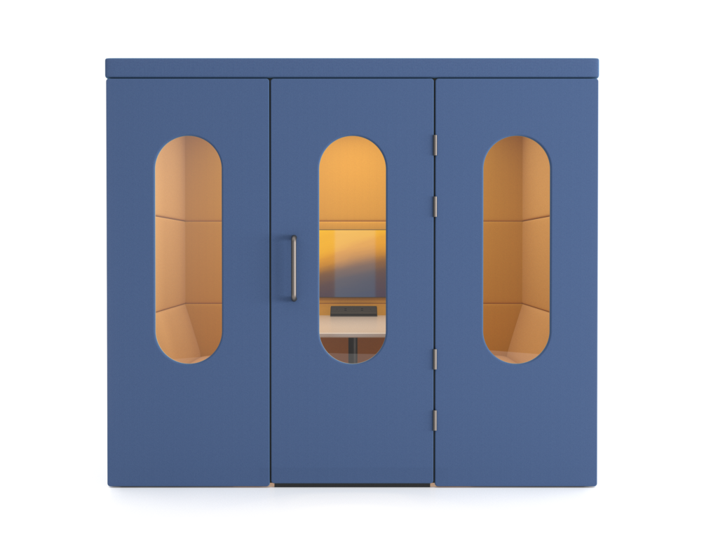 Citrus Seating Shelton Office pod with timber and oval glass