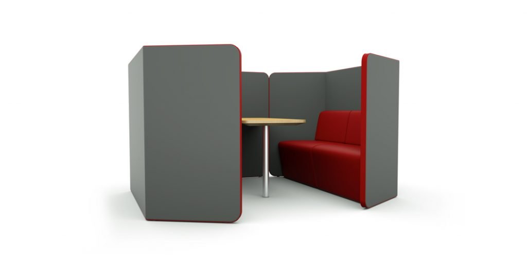 Citrus Seating Peter 4 Person Pod Work Space Office Booth