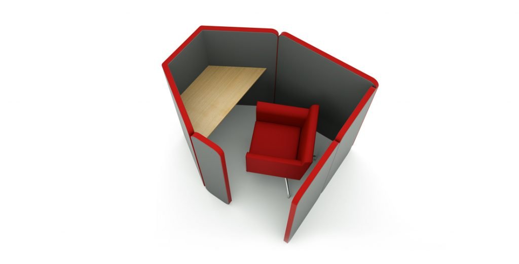 Citrus Seating Peter Single Person Office Pod Booth