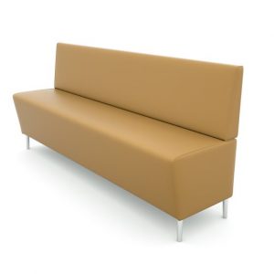 Citrus Seating Suzy Bench Seat with No Arms Soft Seating Bench