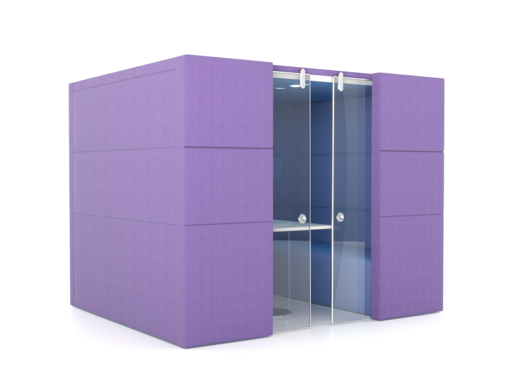Citrus Seating Shelton Office Pod with glass doors