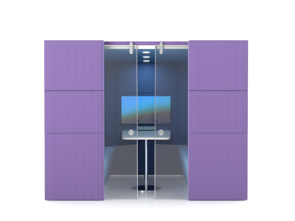 Citrus Seating Shelton Office Pod with glass doors